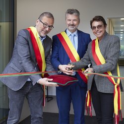 Inauguration du nouveau poste de Chêne-Bourg